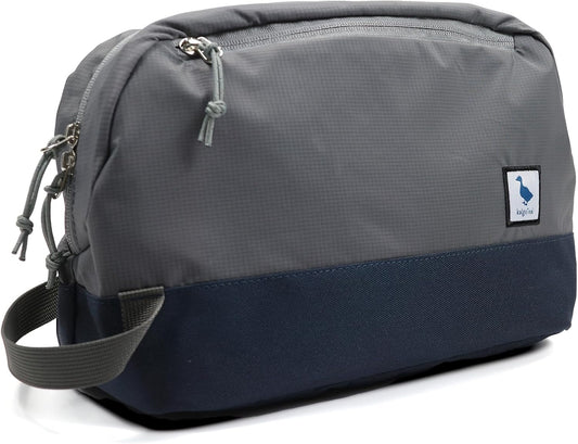 Skiennix Travel Toiletry Bag - Compact 5L Organizer with Waterproof TPU Wet/Dry Compartment
