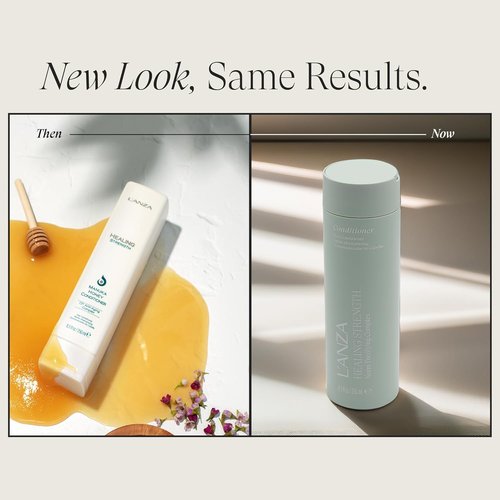 L'ANZA Healing Strength Conditioner - Strengthens & Repairs Damaged Hair | Moisturizes, Detangles, Color Safe