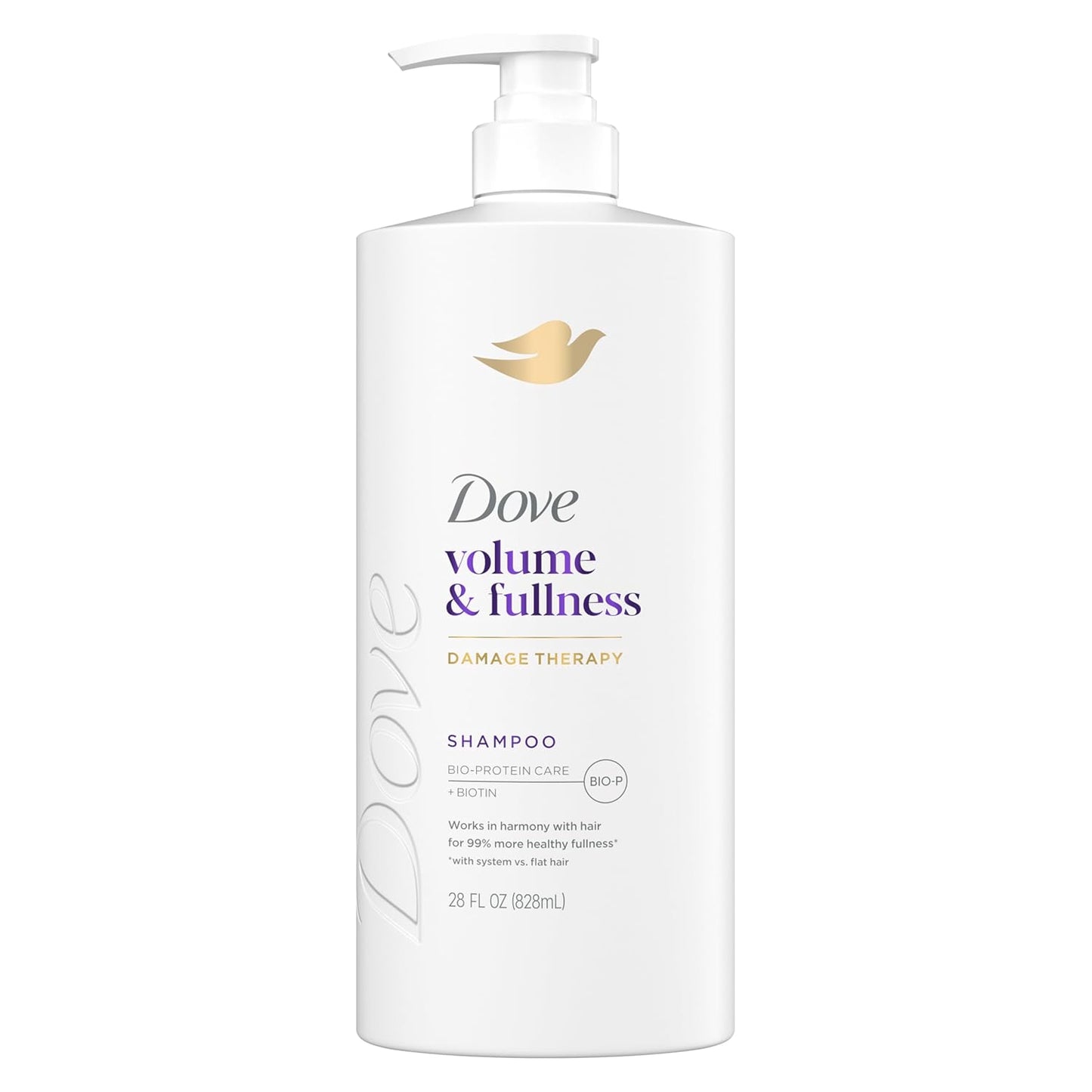 Dove Shampoo - Volume & Fullness for Fine Hair | Bio-Protein Care Technology, 28 Fl Oz