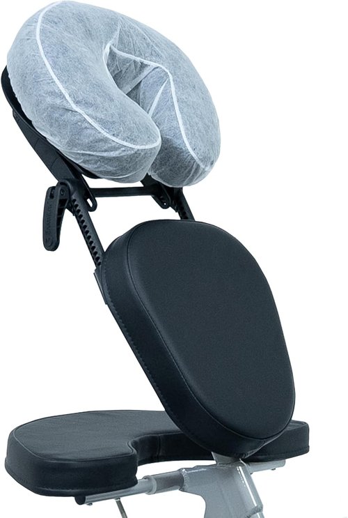 EarthLite Fitted Disposable Face Cradle Covers - Medical-Grade, Soft Massage Headrest Covers (50 Count)