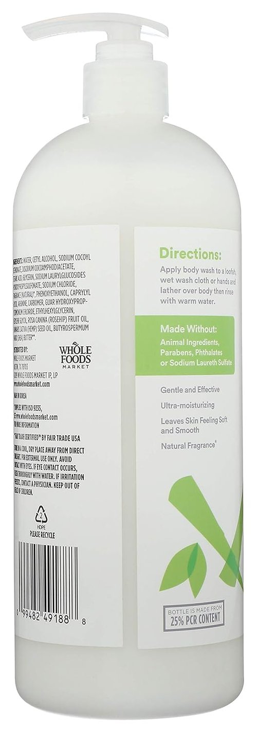365 by Whole Foods Market Aloe & White Tea Body Wash - Moisturizing Formula, 32 Fl Oz