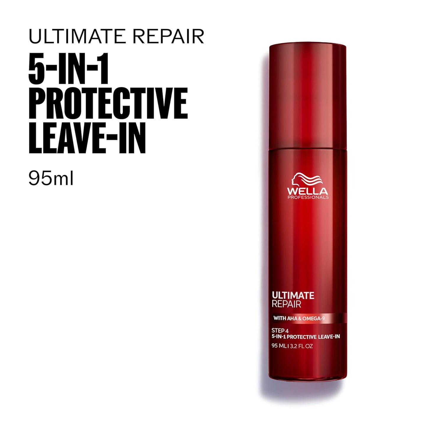 Wella Professionals Ultimate Repair Leave-In Treatment - 5-in-1 Frizz Control & UV Protection | 3.2 Fl Oz