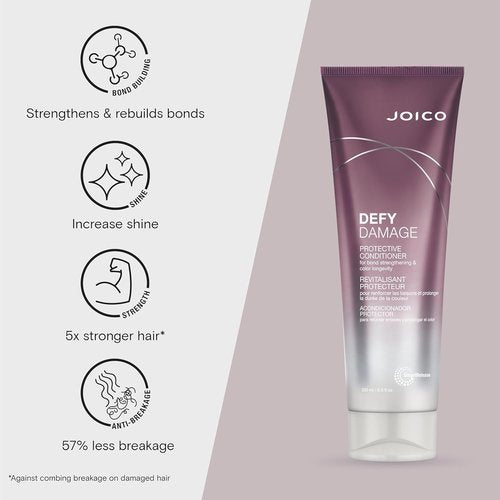 Joico Defy Damage Conditioner - Protect Color-Treated Hair | Strengthen Bonds & Preserve Color | Moringa Seed Oil & Arginine