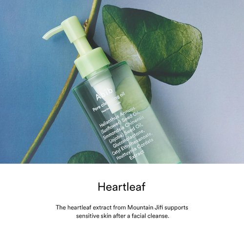 Abib Heartleaf Cleansing Duo - Korean Cleansing Oil & Foam Cleanser Set for Radiant Skin