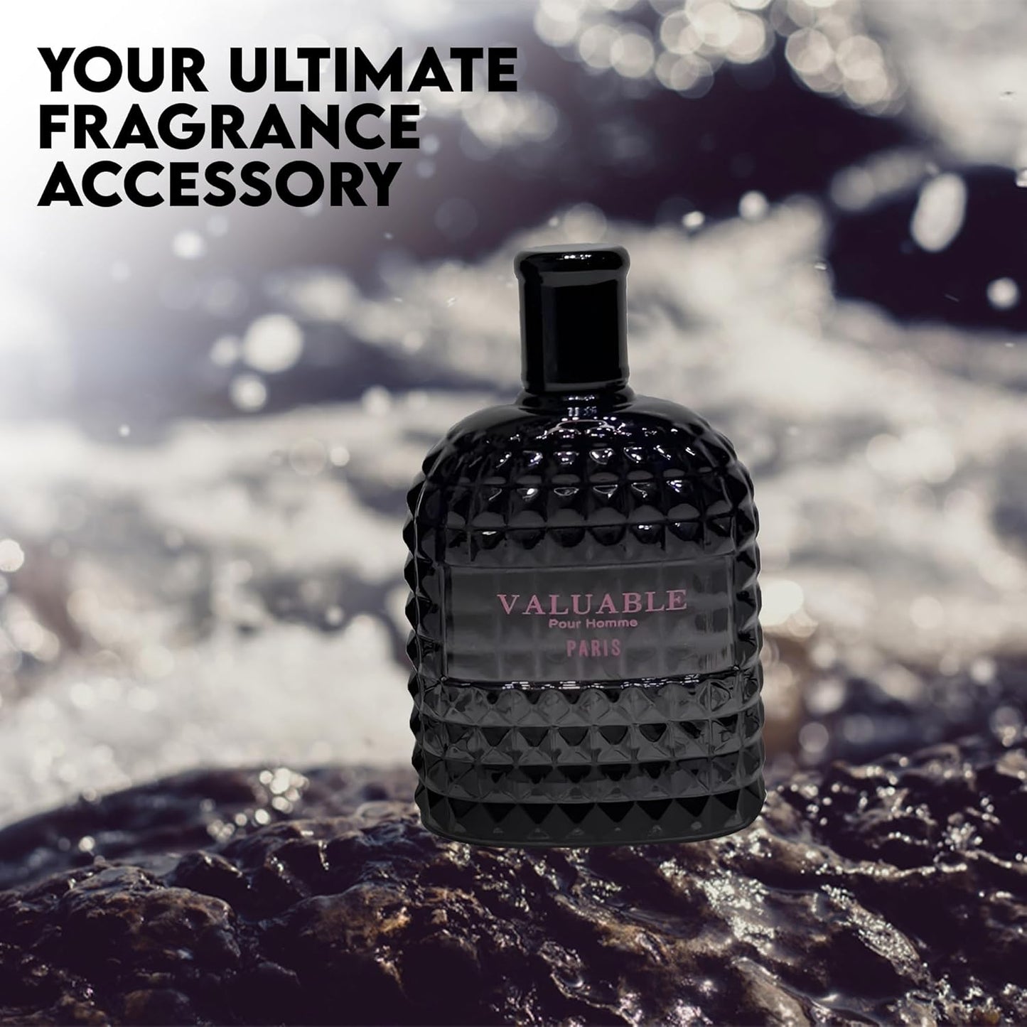 Valentine Men's Cologne Gift Set - Luxury Eau de Toilette | Vanilla Bourbon, Leather & Amber | 3.4 Fl Oz Each