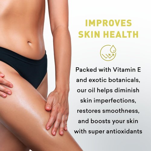 Just Nutritive Indoor Tanning Oil | Natural Tanning Bed Accelerator for Fast, Dark, Long-Lasting Tan | Moisturizing Body Oil with Vitamin E & Botanical Extracts | 8 Fl Oz