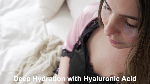 AURORE Under Eye Patches with Hyaluronic Acid, Collagen, Niacinamide - for Puffy Eyes, Dark Circles, Wrinkles, Fine Lines - Hydrating & Brightening, 30 pairs (60 gel patches) - Rejuvenating Eye Masks