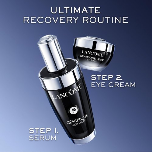 Lancôme Génifique Eye Cream - Reduces Dark Circles & Fine Lines - Infused with Bifidus Prebiotic & Hyaluronic Acid - 0.67 Fl Oz
