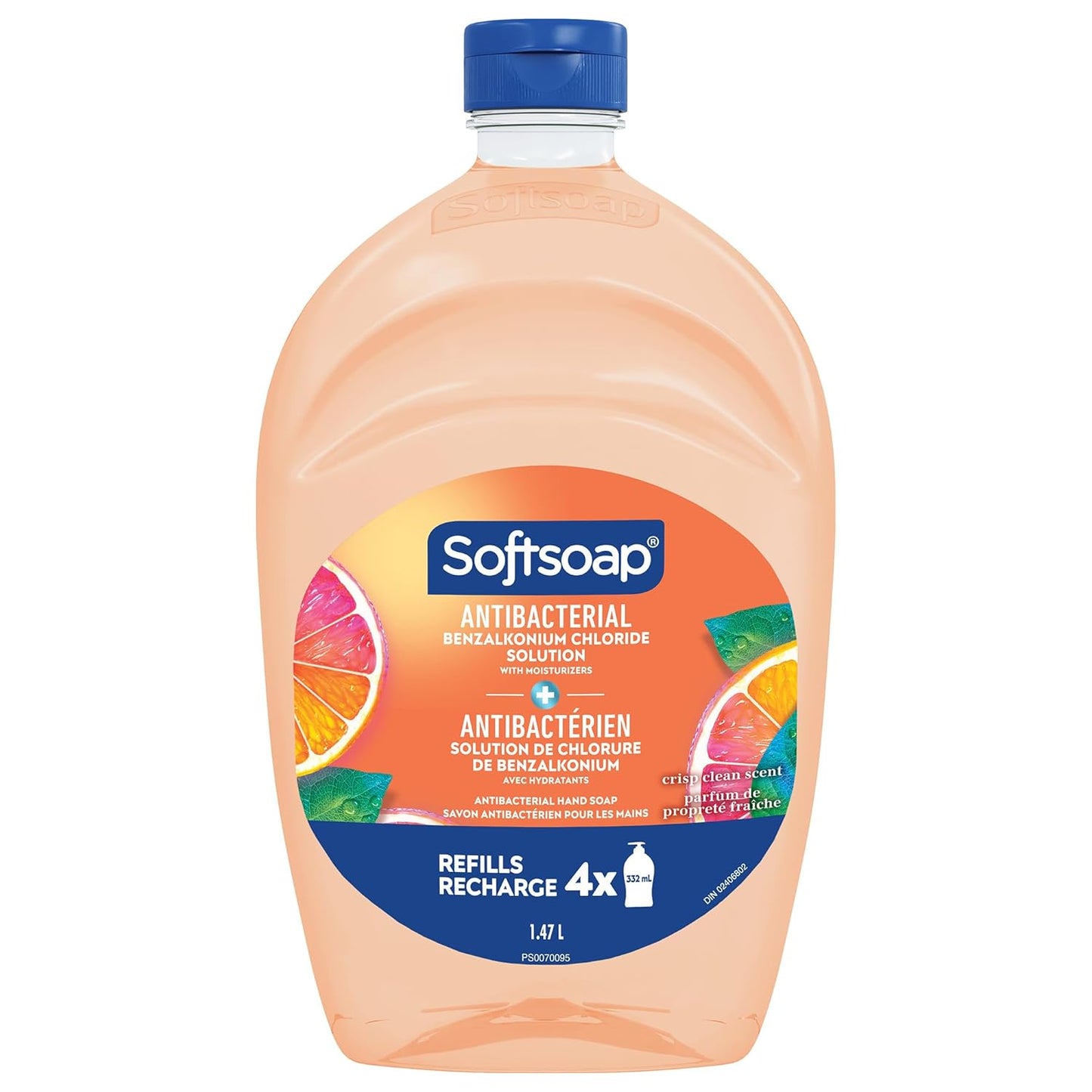 Softsoap Antibacterial Refill - 50oz Crisp Clean Scent for Effective Germ Protection