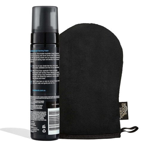 Bondi Sands Ultra Dark Self Tanning Foam - Lightweight Sunless Foam with Reusable Application Mitt