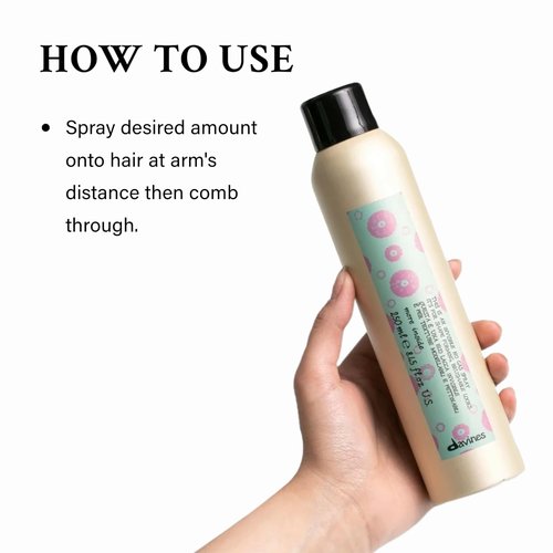 Davines This Is An Invisible No Gas Spray, Medium Hold Natural Finish - Non-Aerosol Spray for Brushable Hold - Fast Drying & Humidity Resistant, 8.45 Fl Oz