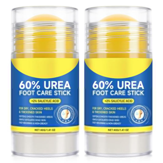 Regine Switzerland Urea Cream Stick - Maximum Strength Exfoliating Foot Balm with 2% Salicylic Acid | 1.4oz (2pcs)