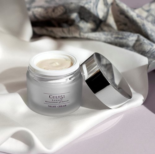 Cult51 Night Cream - Intensely Hydrating Anti-Aging Moisturizer - 1.6 Oz for Glowing Skin & Reduced Wrinkles