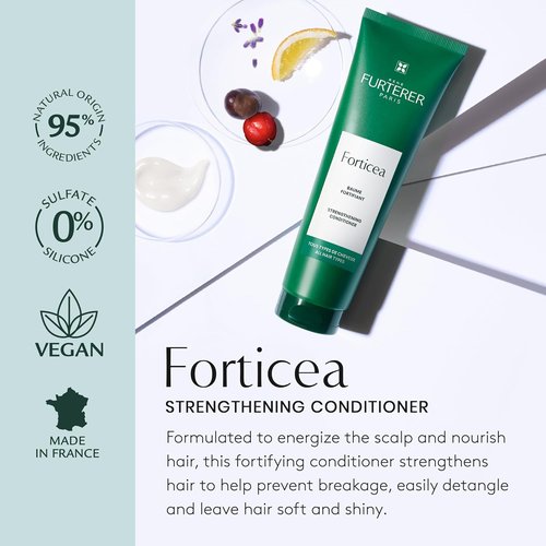 René Furterer Forticea Strengthening Conditioner - Strengthen & Fortify Hair with Guarana Extract | 16.9 fl oz