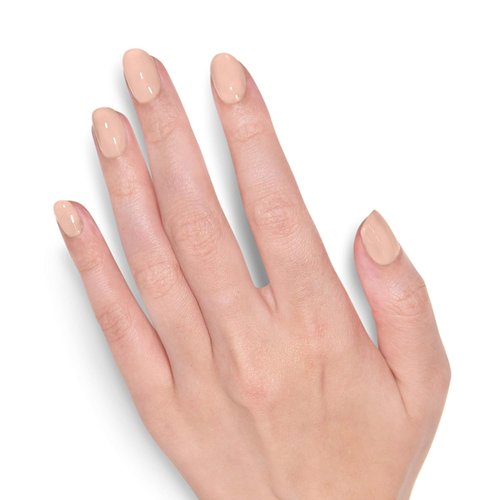 LONDONTOWN UV/LED Gel Nail Polish - Long-Lasting, Chip-Resistant High Shine - Glossy Shimmery Natural Beige Brown, 12ml