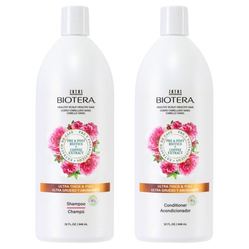 Biotera Volumizing Shampoo - Ultra Thick Formula for Fine, Limp Hair | Vegan & Paraben Free