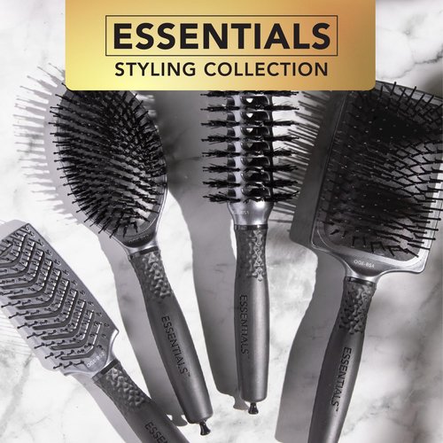 Olivia Garden Essentials Styling Brush - Professional Quality Hair Tool for Effortless Styling