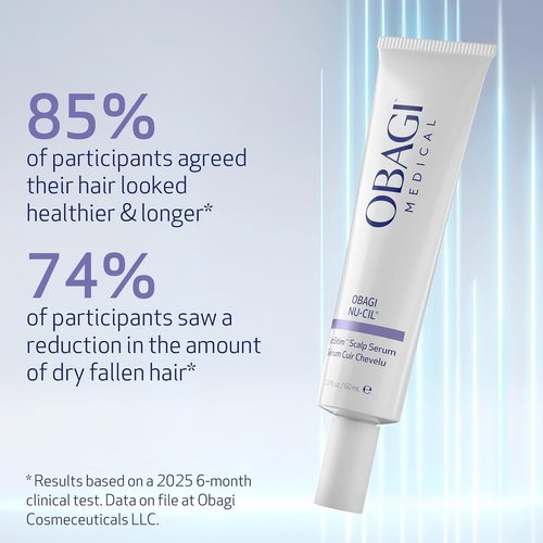 Obagi Nu-Cil BioStim Hair Scalp Serum - Clinically Proven for Fuller, Denser Hair - 2 oz