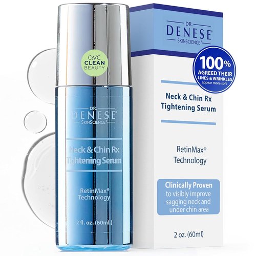 Dr. Denese Neck Firming Serum Roll-On | Vitamin C & Peptide Formula for Smooth, Radiant Skin - 2 oz