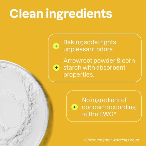 ATTITUDE Plastic-Free Deodorant, EWG Verified, Aluminum Free, Vegan Naturally Sourced Body Deodorants for Women & Men, Dermatologically Tested, Lemon Leaves, 3 Ounces