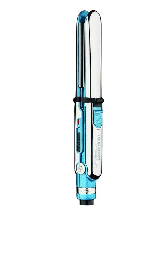 BaBylissPRO Nano Titanium Styling Iron - Ionic Mini Travel Iron for All Hair Types - 3/4" Size