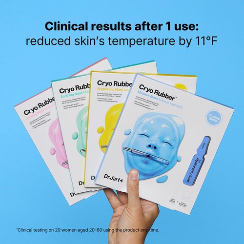 Dr.Jart+ Cryo Rubber Cooling Face Mask with Serum Ampoule - Korean Skin Care | Travel Size