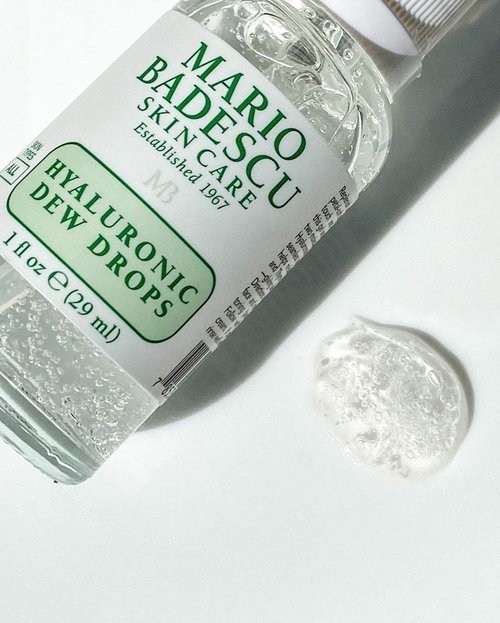 **Mario Badescu Hyaluronic Dew Drops - Hydrating Gel-Serum for Dewy Skin | 1 Fl Oz**