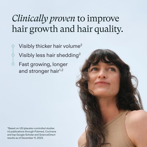 Nutrafol Women's Hair Growth Supplements - Clinically Proven for Thicker, Stronger Hair | 1 Month Supply