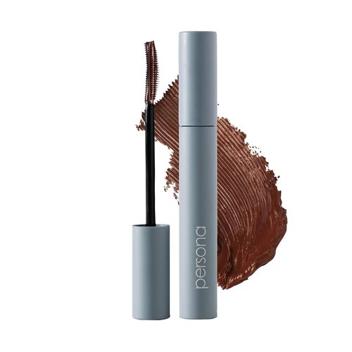 PERSONA Volumizing Brown Tubing Mascara - Lift, Lengthen & Define | Buildable, Clump-Free Volume | Vegan & Cruelty-Free (0.33 fl oz)