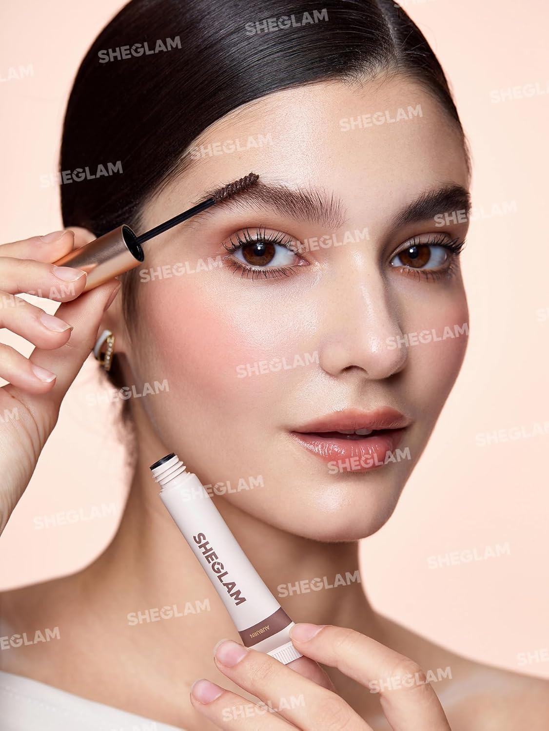 SHEGLAM Tinted Brow Gel - Volumizing & Buildable Formula for Full, Gorgeous Brows | Auburn
