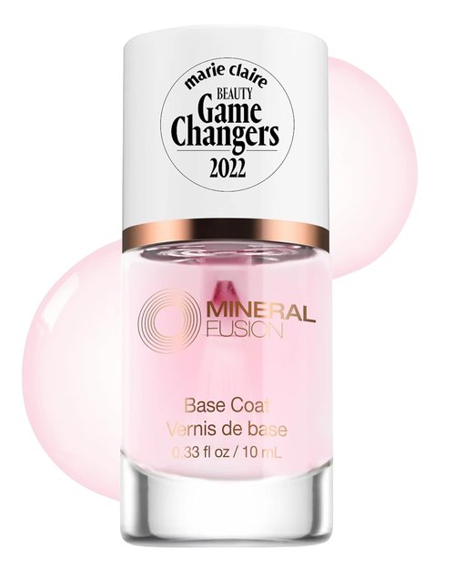 Mineral Fusion Base Coat Nail Treatment - Long-Lasting Protection Against Chipping & Peeling - 0.33 Fl Oz
