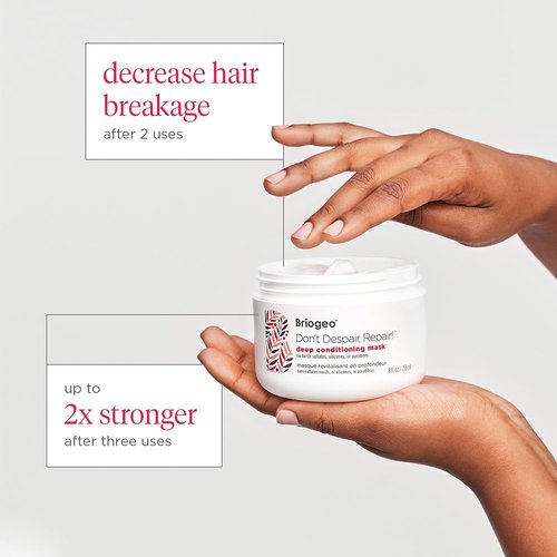 Briogeo Don't Despair, Repair! Deep Conditioning Mask - Vegan Protein & Moisture Balance for Dry, Damaged Hair