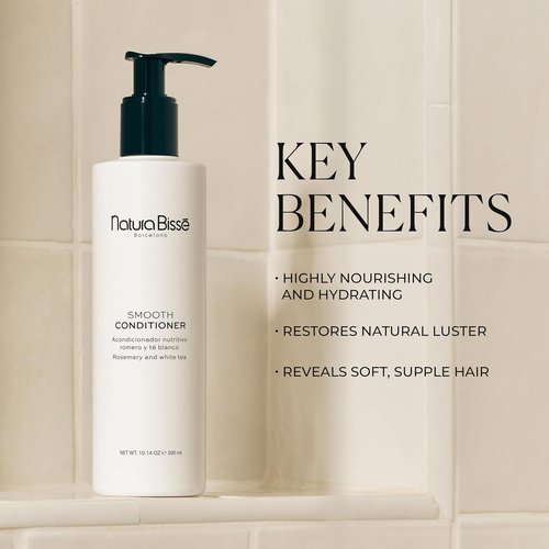 Natura Bissé Smooth Conditioner - Hydrating & Nourishing Formula | Rosemary & White Tea, 10 Oz