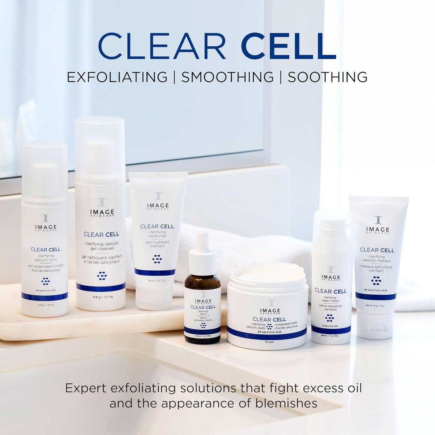 IMAGE Skincare Clear Cell Acne Treatment Lotion - Benzoyl Peroxide Formula, 1.7 oz for Blemish Control
