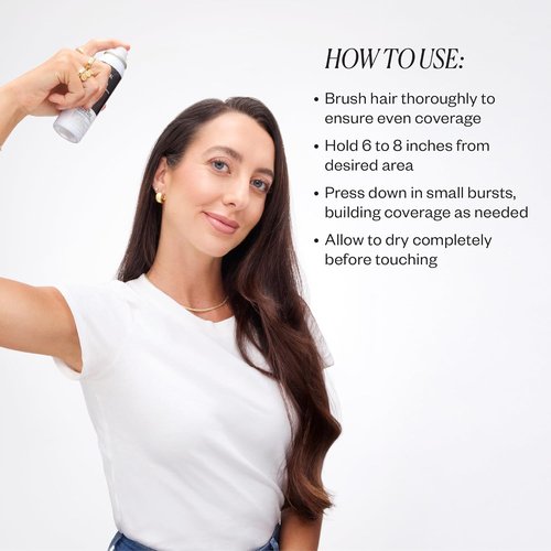 IGK NEVER MISS Root & Scalp Touch-Up Spray - Light Brown | Temporary Gray Concealer for Thinning Hair | Waterproof & Sweat-Resistant | Infused with Biotin & Rosemary | 2oz