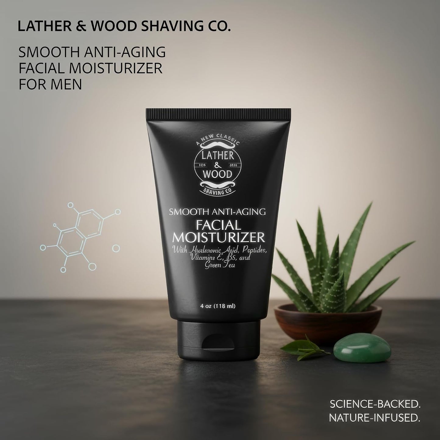 Skiennix Advanced Face Lotion for Men - Fast Absorbing, Non-Greasy Moisturizer | Calms & Hydrates | 4oz