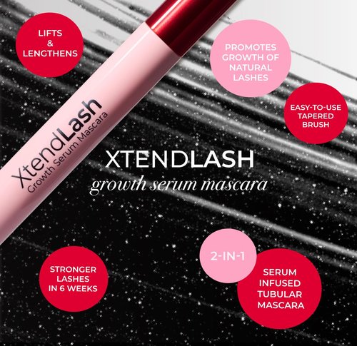 MCoBeauty Xtendlash Tubing Mascara - Lengthening Formula for Defined, Lifted Lashes | Smudge-Proof & Vegan