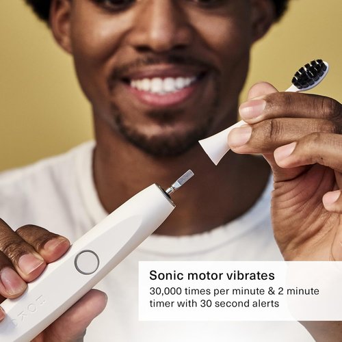 Boka Electric Toothbrush - Rechargeable Sonic Power with 2 Heads for Deep Cleaning | Dentist Recommended