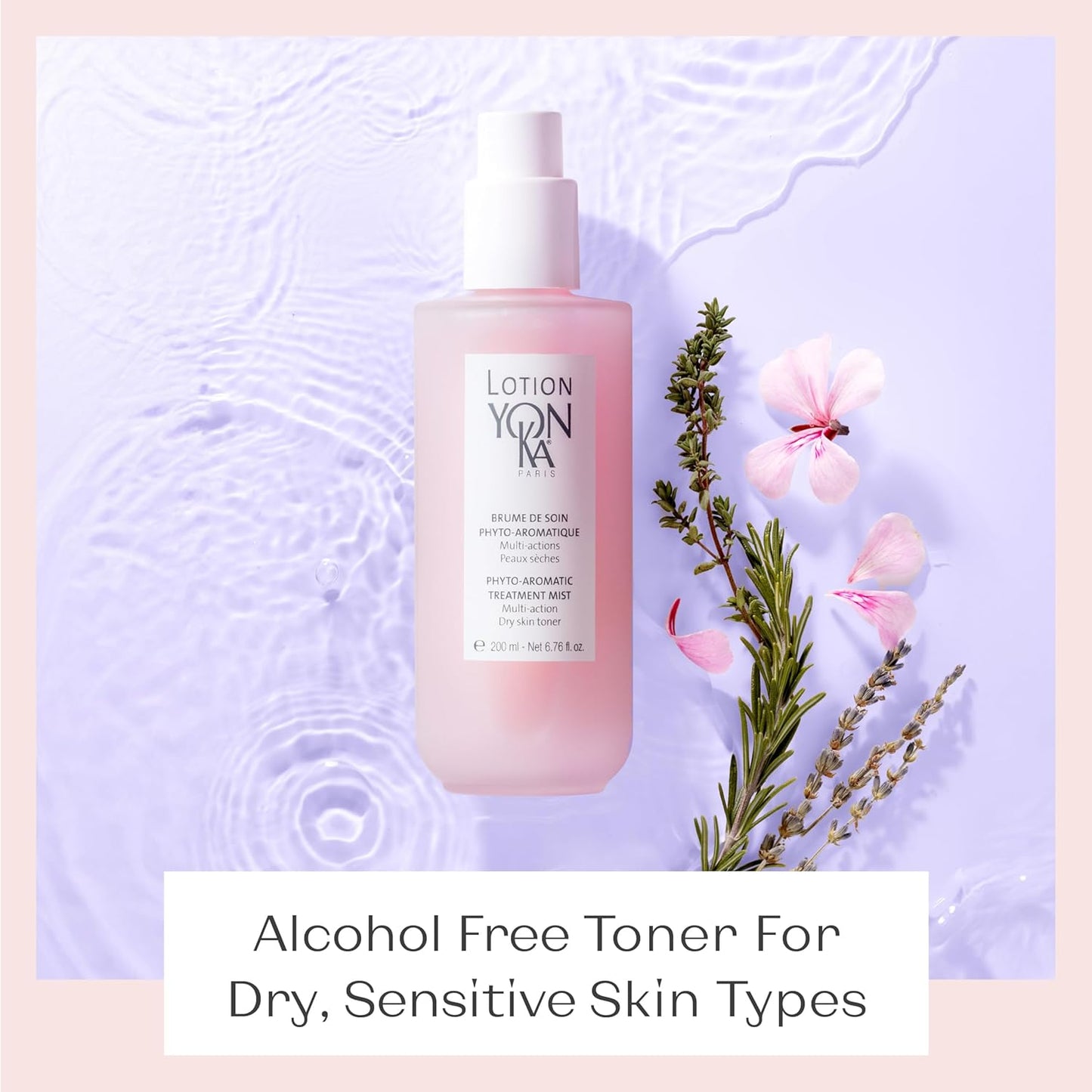 Yon-Ka PS Hydrating Face Toner - Calming Daily Mist with Botanical Extracts for Dry & Sensitive Skin | Alcohol-Free, Minimizes Pores & Redness