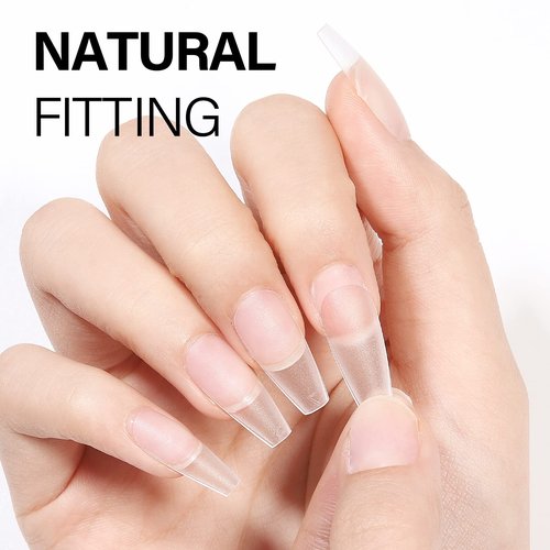 AILLSA 4 in 1 Nail Glue Gel for Acrylic Nail Tips, 15ML UV Nail Glue Long Lasting Brush On Nail Glues for Clear Fake Nail Tips and Rhinestone Pearl Foil, Lamp Curing Needed
