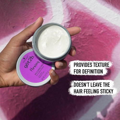 Got2B Flexing Molding Paste - Strong Hold Hair Styling Cream | 2 oz for All-Day Style