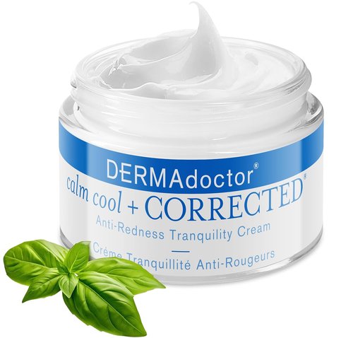 DERMAdoctor Hyaluronic Acid Moisturizer - Hydrating Face Cream with Redness Relief & Squalane - 1.7oz