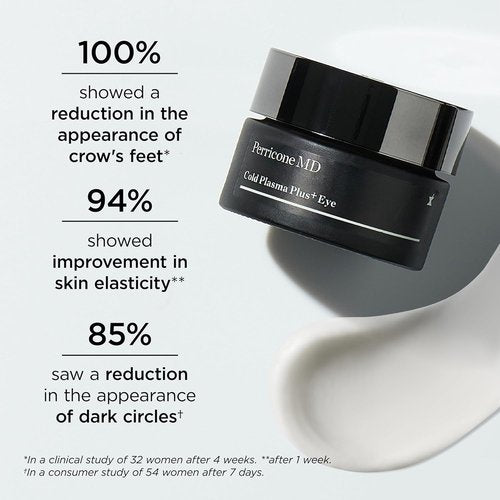 Perricone MD Cold Plasma Plus+ Eye Cream - Anti-Aging Treatment for Dark Circles & Puffiness - 0.5 fl oz