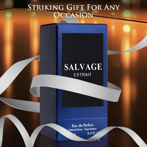 Salvage Extrait Eau De Parfum for Men - Elegant Grapefruit & Spicy Notes | 100ml Bottle for Everyday Wear