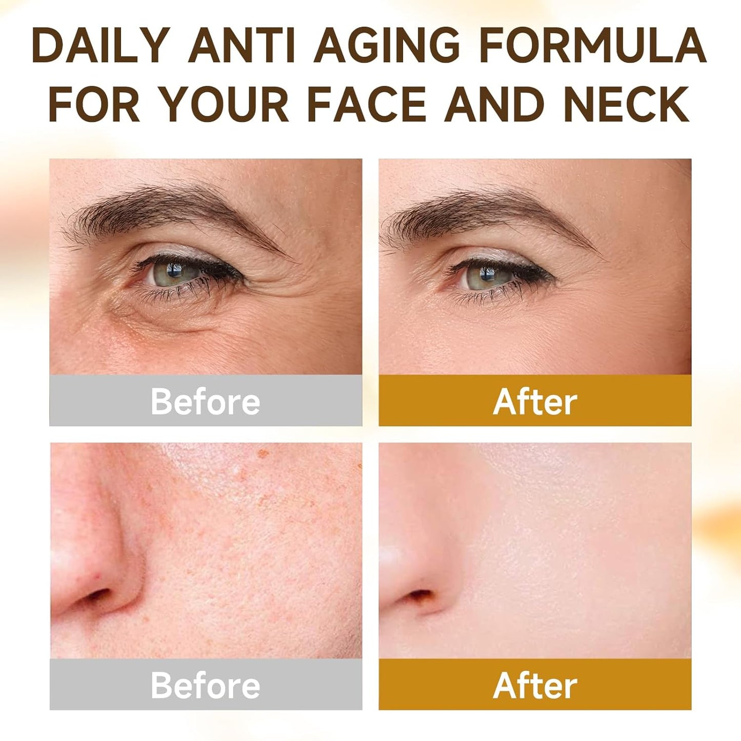 Skiennix Deep Retinol Collagen Capsule Cream - Anti-Aging Face Moisturizer with Hyaluronic Acid | Golden Capsules for All Skin Types