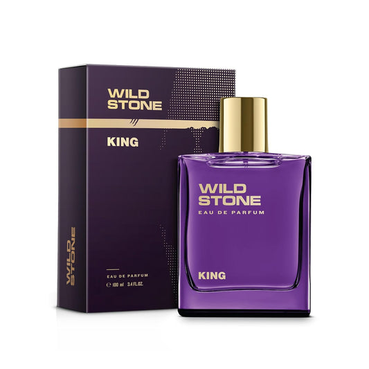 Wild Stone King Eau De Parfum - Luxury Men's Fragrance | 3.38oz | Intense & Long-Lasting Scent