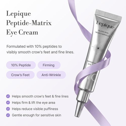 Lepique Peptide-Matrix Eye Cream - Firming & Lifting with Matrixyl® 3000, Ginseng & TECA | 0.5 oz