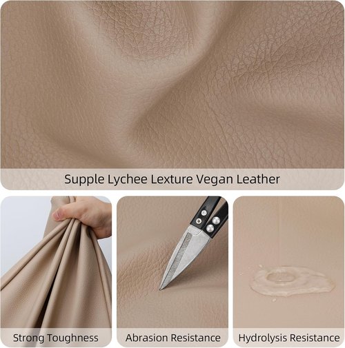 KKXIU Vegan Leather Tote Bag - Stylish Large Capacity Shoulder Purse for Travel & Everyday Use