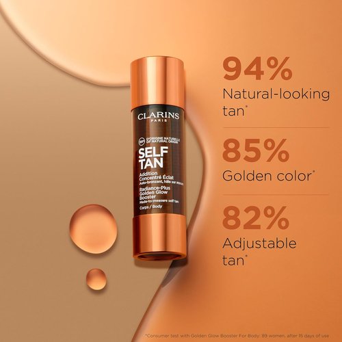 Clarins Self Tanning Drops Bundle - Mixable Face & Body Booster for Natural, Streak-Free Tan | 99% Natural Ingredients | All Skin Types