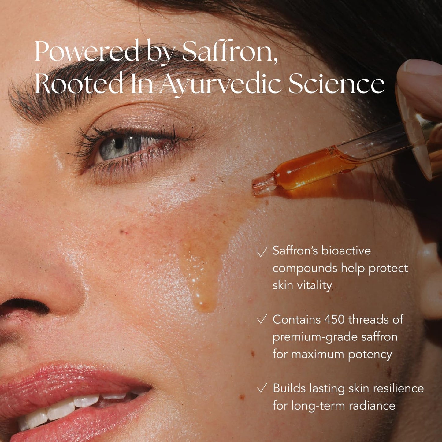 Skiennix Brightening Saffron Serum - Dark Spot Corrector & Hyperpigmentation Treatment - 1 oz for Healthy Glow